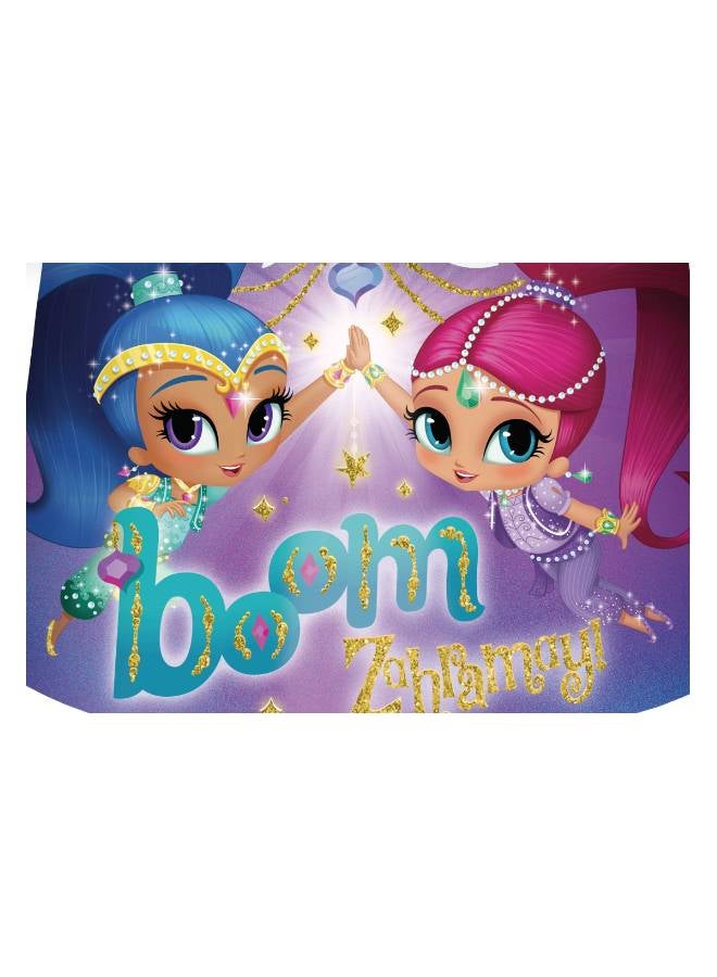 أمسكان مجموعة تيجان ورقية بتصميم مستوحى من مسلسل "Shimmer & Shine" مكونة من 8 قطع - Image 3