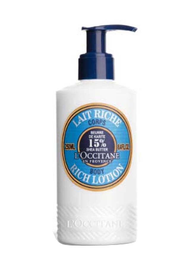 L'OCCITANE - Shea Butter Rich Body Lotion 250ml - Image 1