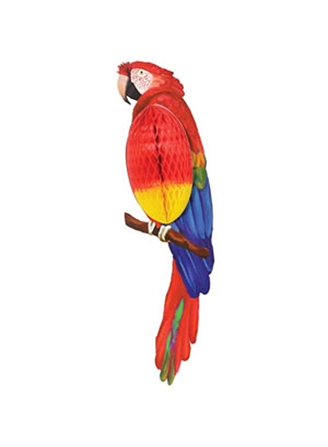 Amscan Parrot Honeycomb Decoration 23In X 6.5In