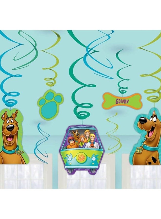 Amscan Scooby-Doo Swirl Value Pack 12Pcs - Image 2