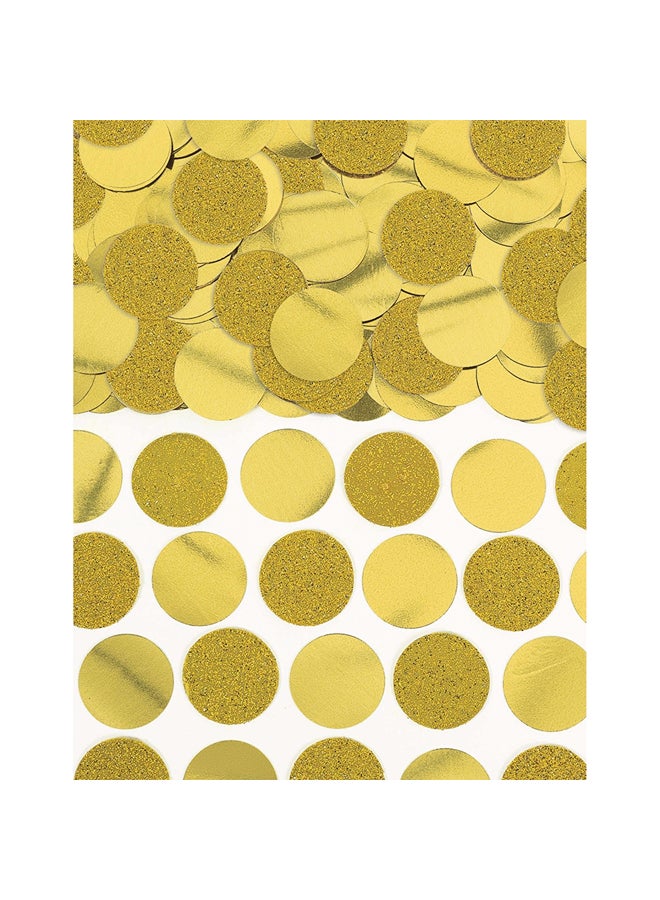 Amscan Gold Glitter Floral Confetti 2.25Oz