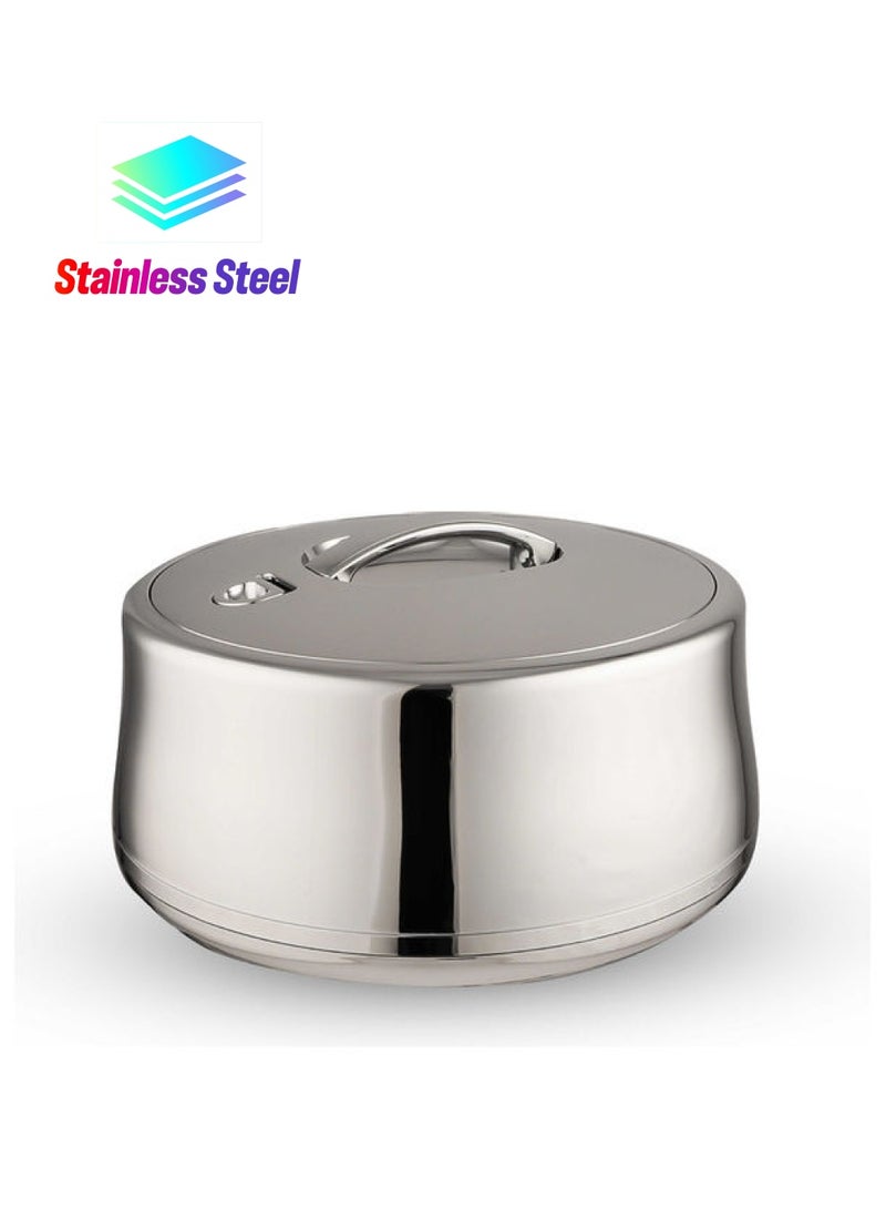 Golden Fire - Taiwanese Food Container Stainless Steel Silver 6Liters - Image 1
