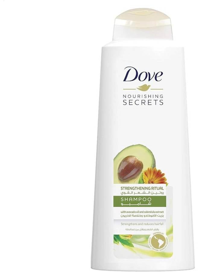 Dove Nourishing Secrets Shampoo with Avocado Oil White 600ml - Image 1