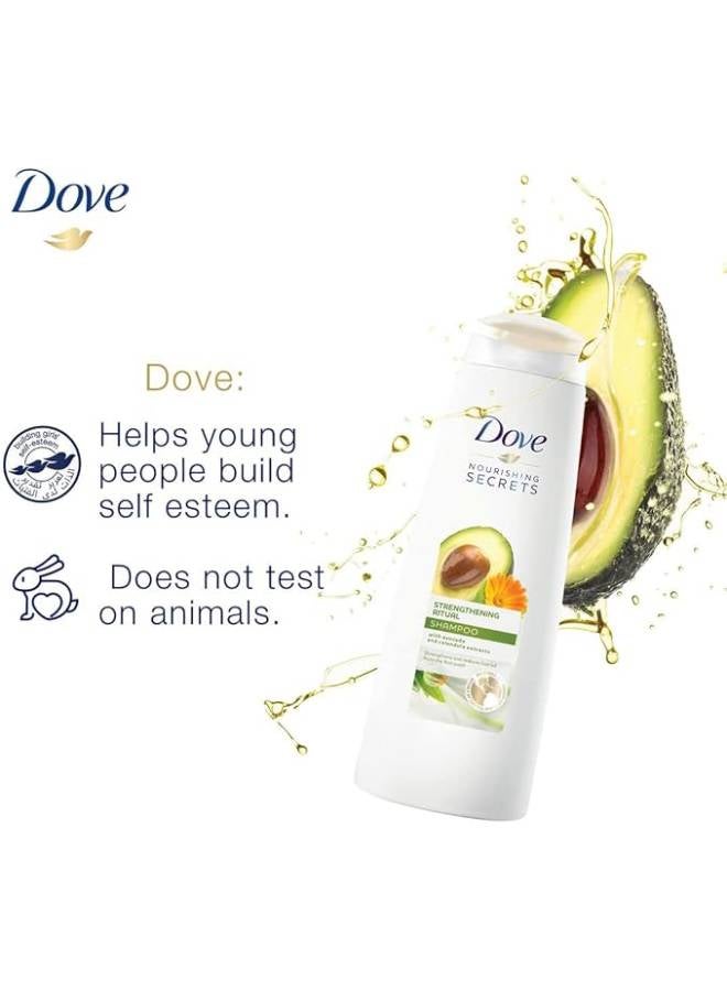 Dove Nourishing Secrets Shampoo with Avocado Oil White 600ml - Image 4
