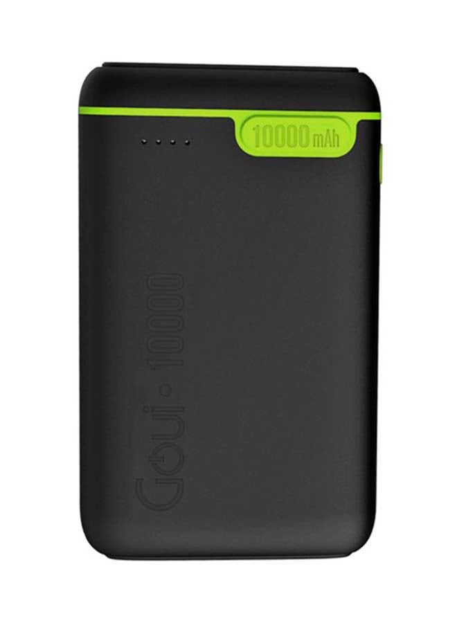 جوي - بنك الطاقة كيقو 10,000mAh شاحن محمول – شحن متعدد للأجهزة مثل الهواتف الذكية، الأجهزة اللوحية، أجهزة الألعاب، البلوتوث والمزيد – تصميم مدمج وسهل الحمل يوفر طاقة فورية لشحن أجهزتك في أي وقت وأي مكان 10000 mAh أسود - Image 1