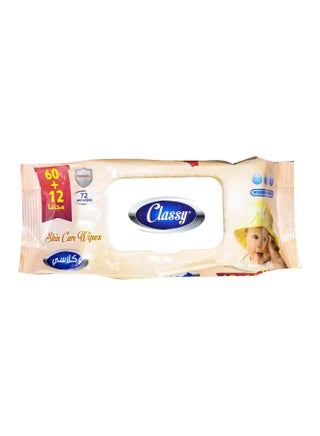 Skin Care Wet Wipes 72-Wipes