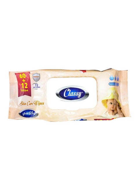 Skin Care Wet Wipes 72-Wipes