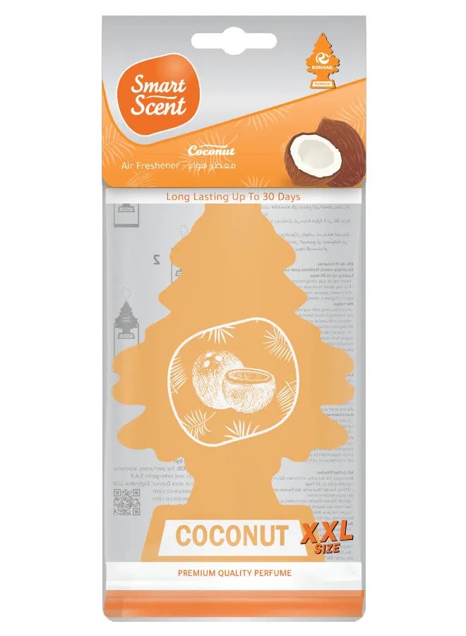 ROSERAIE Car Freshener Smart Scent Coconut XXL  - Image 1