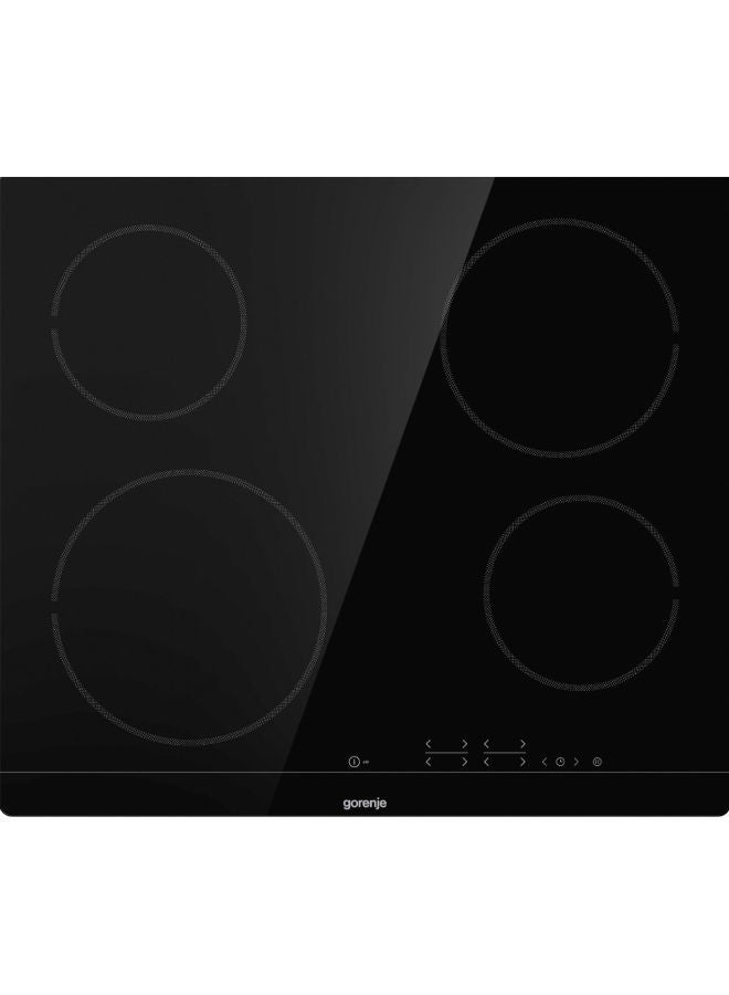 Gorenje Built In Ceramic Hob With 4 Cooking Zones ECT641BSC black