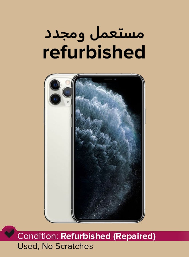 Apple Refurbished - iPhone 11 Pro 256GB Silver 4G With Facetime - International Version - Image 1