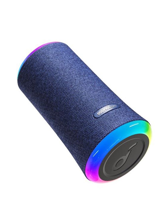 Soundcore - Flare 2 Bluetooth Speaker, with IPX7 Waterproof Protection and 360° Sound, 20W Wireless Speaker with PartyCast, EQ Adjustment, and 12-Hour Playtime Blue - Image 1