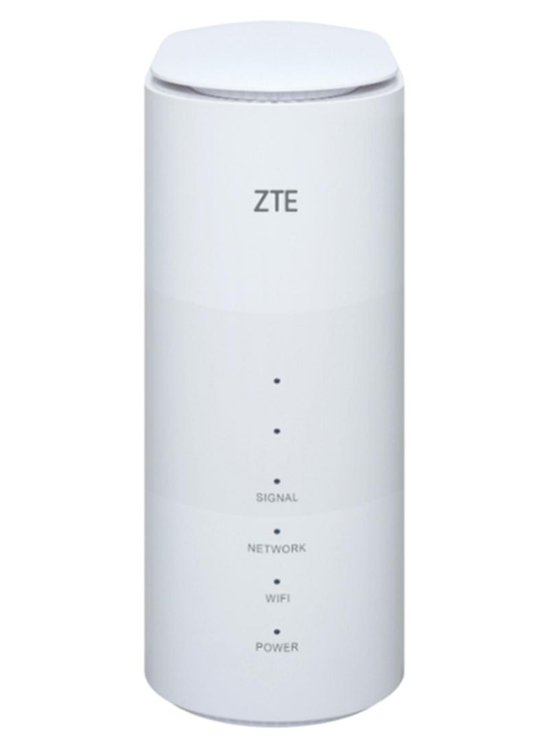ZTE 5G Home Router Wifi 6 with Speed Upto 3600MB - MC801A | White - Image 1