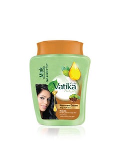 Dabur Vatika Naturals Mink Oil Hammam Cream | Olive + Castor | Soft, Silky & Moisturized Hair - Clear 900grams 