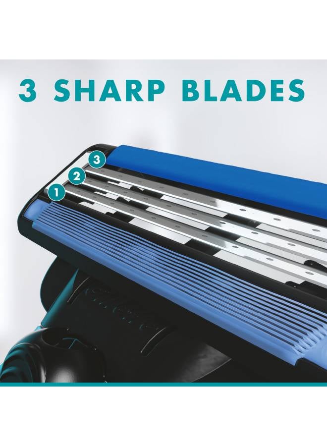 Gillette - 560 Mach 3 Base Razor 2Up Silver - Image 1