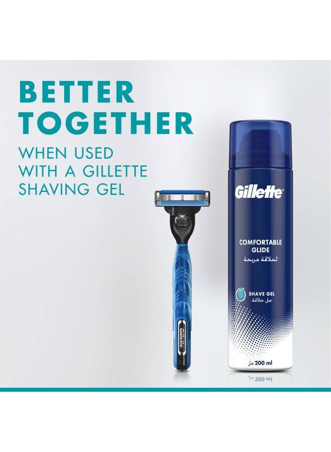 Gillette - 560 Mach 3 Base Razor 2Up Silver - Image 1
