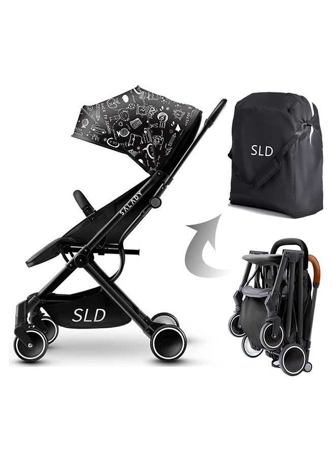 Travel Lite Stroller SLD With Extra Wide Seat - Newton Black - pnsku/N43915660A/45/_/1737965155/88cd78de-09ea-43af-a976-3431bf171687