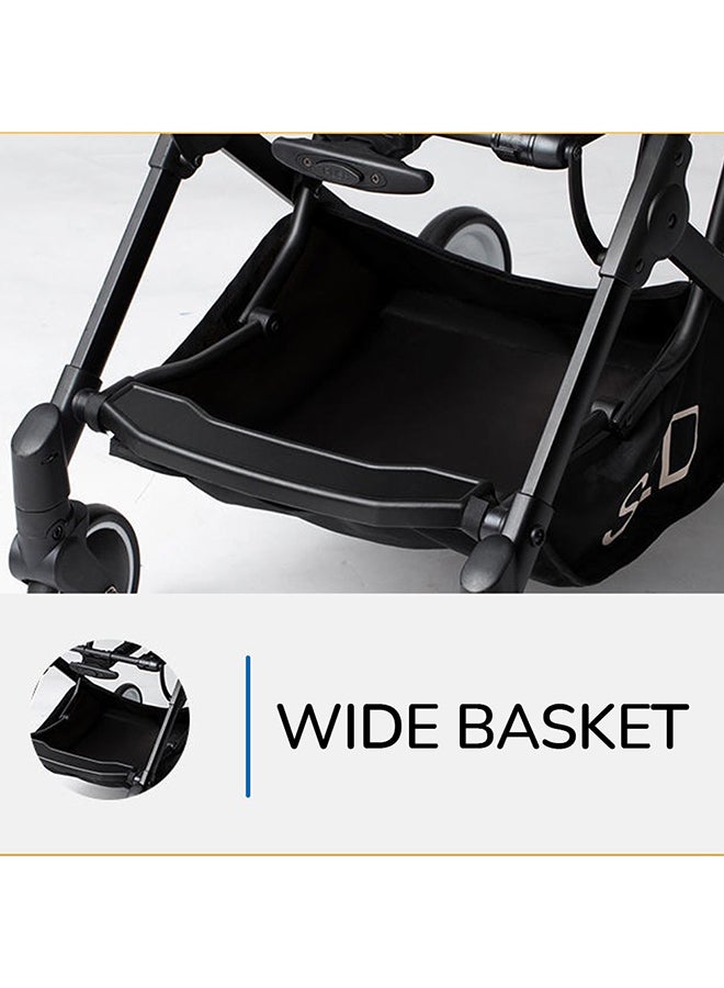 Travel Lite Stroller SLD With Extra Wide Seat - Newton Black - pnsku/N43915660A/45/_/1737965157/0db9db4c-cddd-484c-8ca9-e780fa0fde73