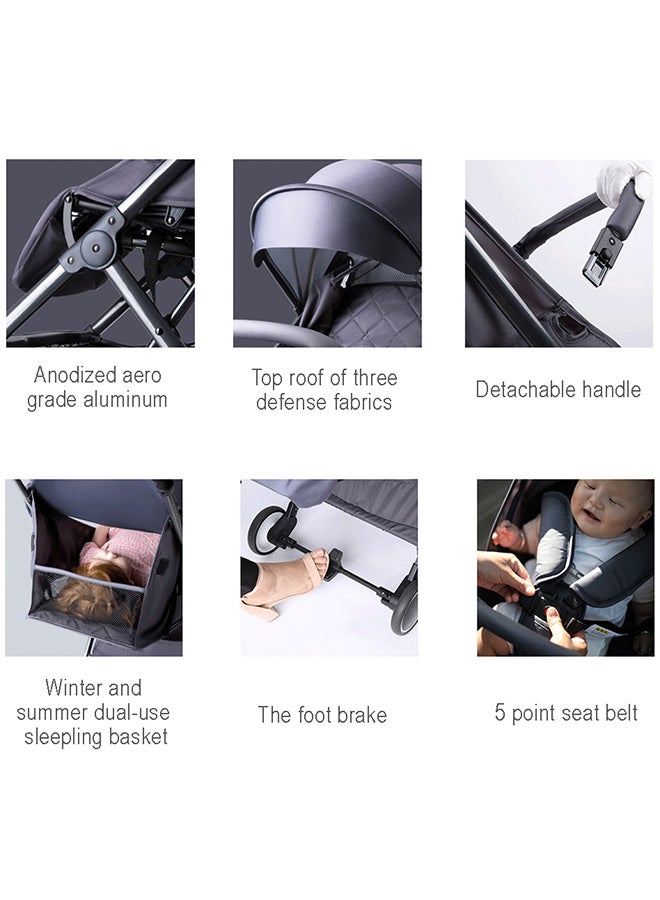 Travel Lite Stroller SLD With Extra Wide Seat - Newton Black - pnsku/N43915660A/45/_/1737966970/5db832ec-e122-4c7f-bec1-6afea0a43c15