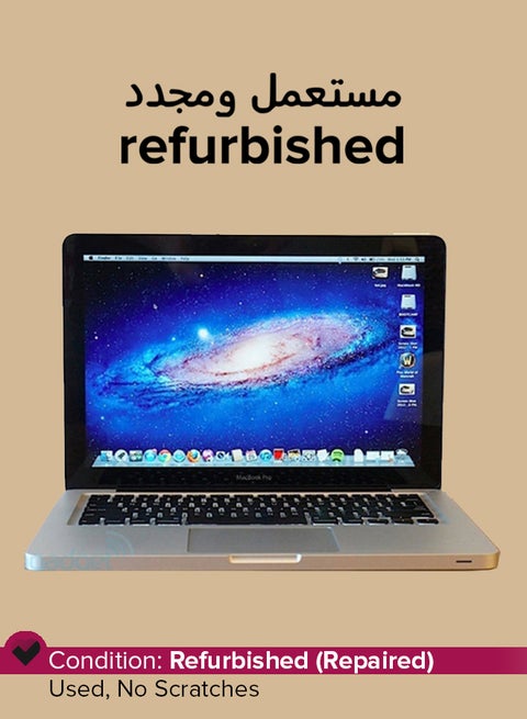 Refurbished - MacBook Pro AA1278 (2012) Laptop With 13-Inch HD Display, Core i5 Processor/Deca core/4GB RAM/256GB SSD/macOS English/Arabic silver