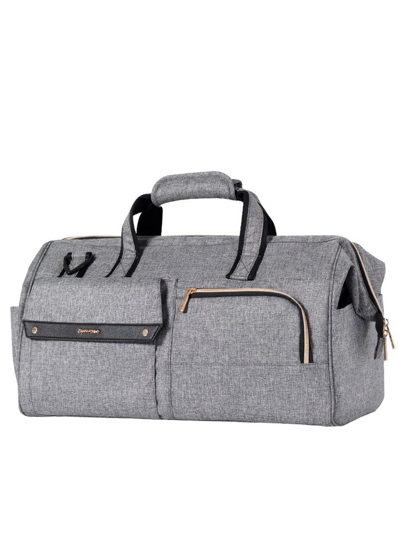 Sunveno 3 In1 Travel Bag detachable Diaper Caddy With Multiple Compartments - Grey  - Image 2