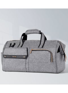Sunveno 3 In1 Travel Bag detachable Diaper Caddy With Multiple Compartments - Grey  - Image 4