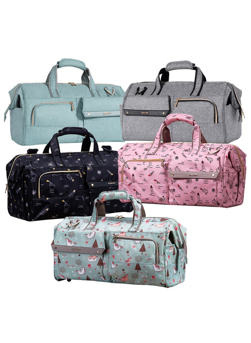 Sunveno - 3 In1 Travel Bag detachable Diaper Caddy With Multiple Compartments - Grey - Image 1