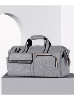Sunveno 3 In1 Travel Bag detachable Diaper Caddy With Multiple Compartments - Grey  - Image 3