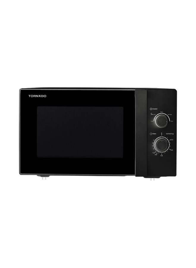 TORNADO Microwave Solo, 5 Power Levels, Manual Control, 35 Min Timer – 25 L 900 W TM-25MK Black - Image 1
