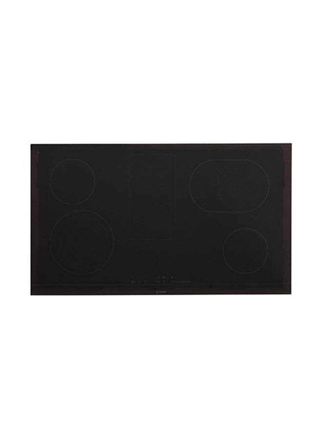 BUILT-IN GLASS CERAMIC HOB 90 CM 5 ELECTRIC BURNERS ECS959BCSC Black