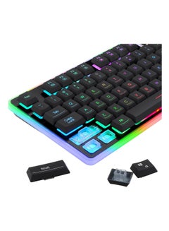 REDRAGON K509 PC Gaming Keyboard, 104 Key Quiet Mechanical Feel, RGB Backlit & Edge Side Light Illumination  - Image 2