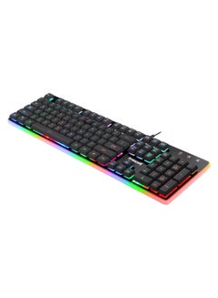 REDRAGON K509 PC Gaming Keyboard, 104 Key Quiet Mechanical Feel, RGB Backlit & Edge Side Light Illumination  - Image 3