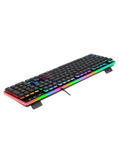 REDRAGON K509 PC Gaming Keyboard, 104 Key Quiet Mechanical Feel, RGB Backlit & Edge Side Light Illumination  - Image 5