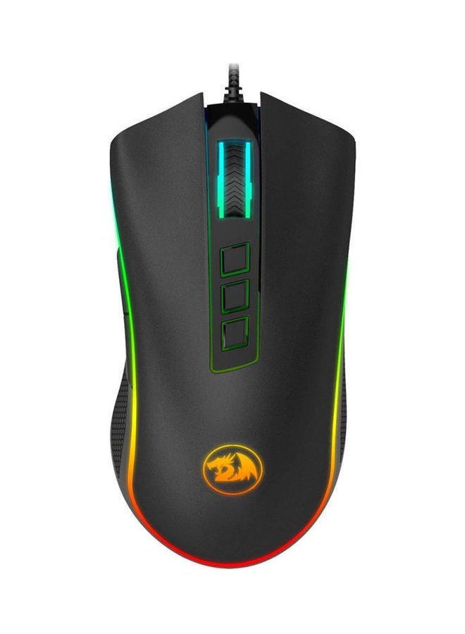 REDRAGON M711 Cobra Gaming Mouse with 16.8 Million RGB Color Backlit, 12,400 DPI Adjustable, Comfortable Grip, 8 Programmable Buttons, Black - Image 1