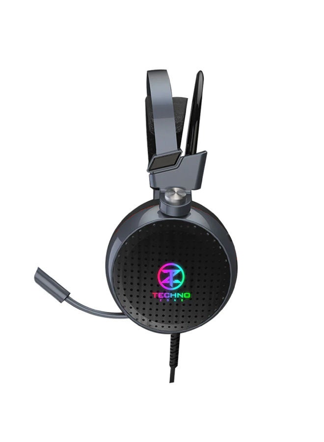 USB 7.1 Gaming Headset Backlit LED K63 With Vibration For Computer And PlayStation - Not For Mobile