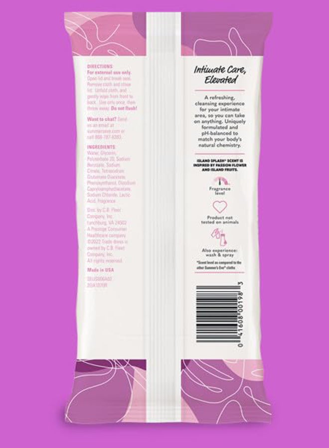Summer's Eve 32-Piece Island Splash Night Time Cleansing Cloths - Image 5