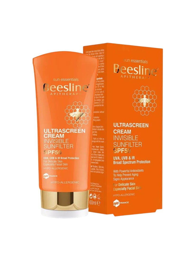 Beesline Invisible Sunfilter Ultrascreen Cream 60ml - Image 1