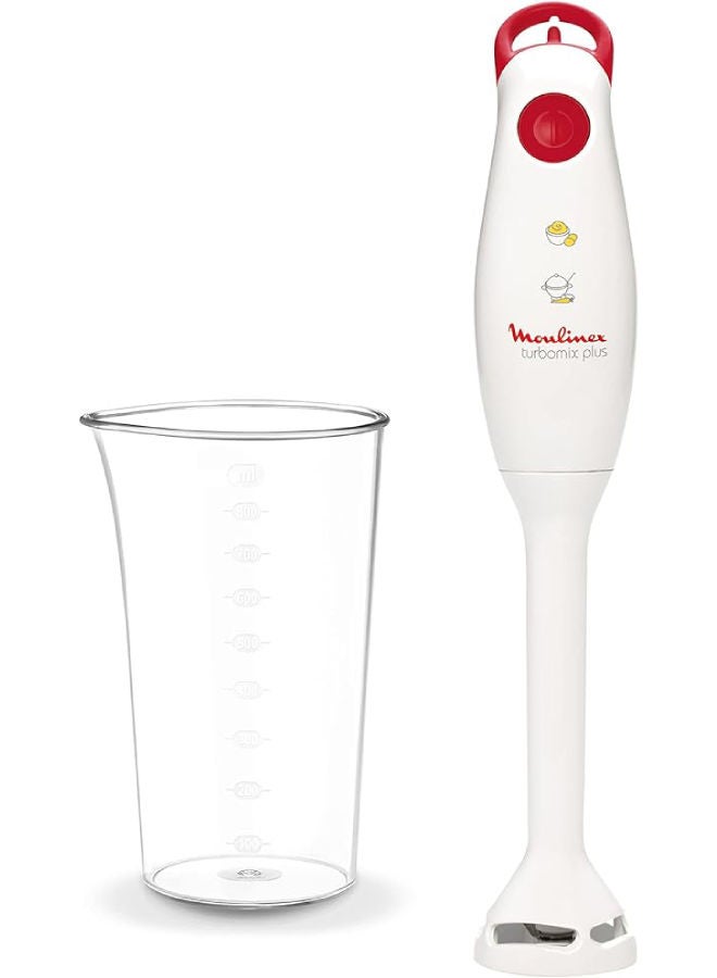 Moulinex Turbomix Plus Hand Blender, 350 watt, Beaker 800 ml, DD1001EG White  - Image 2