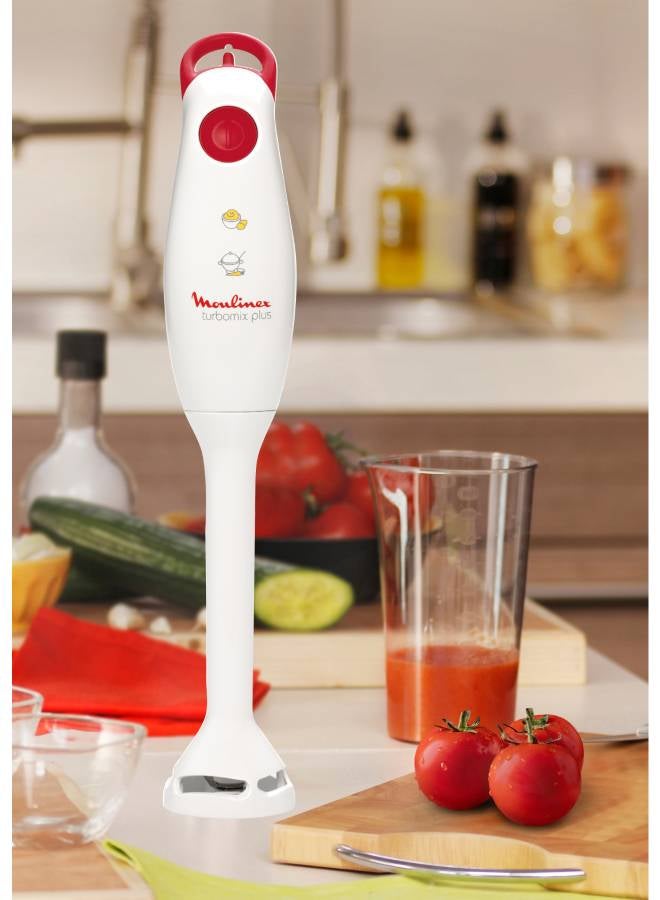 Moulinex - Turbomix Plus Hand Blender, 350 watt, Beaker 800 ml, DD1001EG White - Image 1