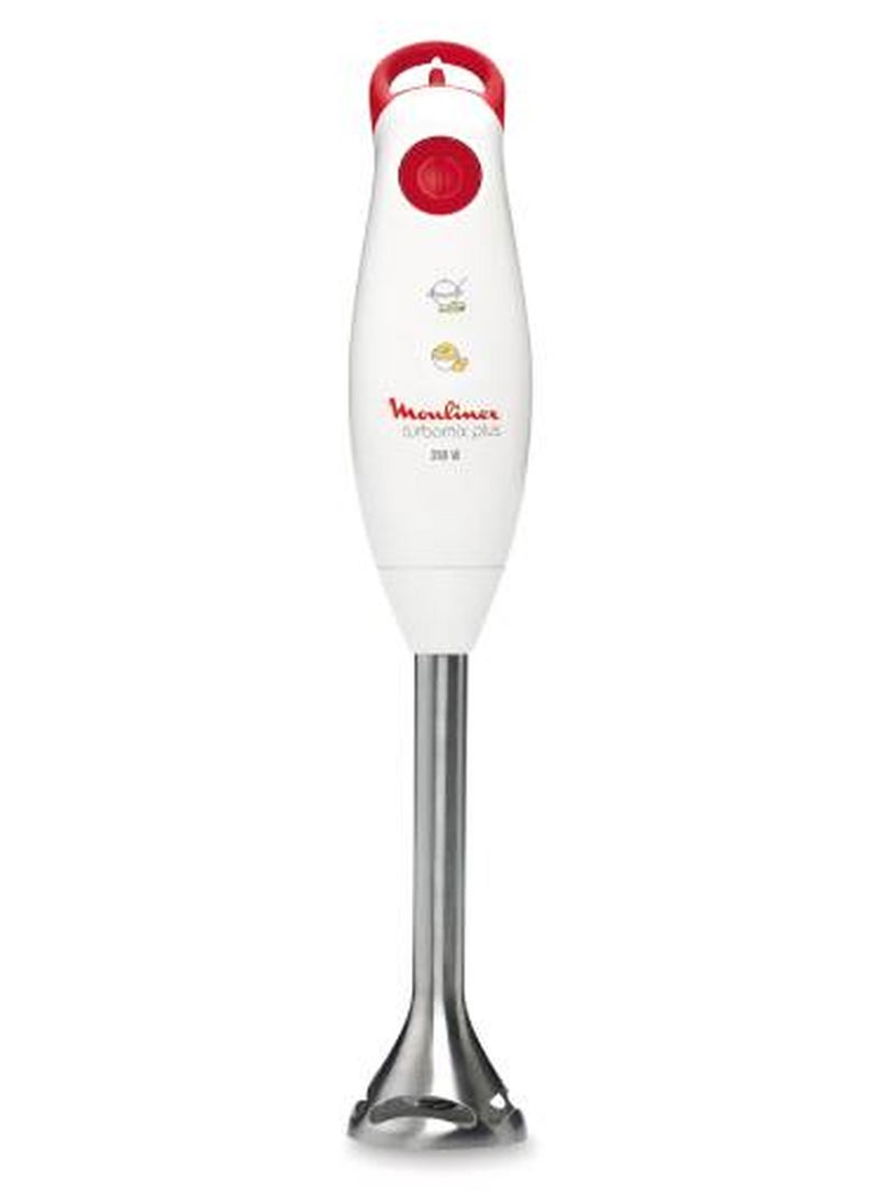 Moulinex Turbomix Plus Hand Blender, 350 Watt, beaker 800 ml, Stainless Steel Foot, DD1011EG White - Image 1