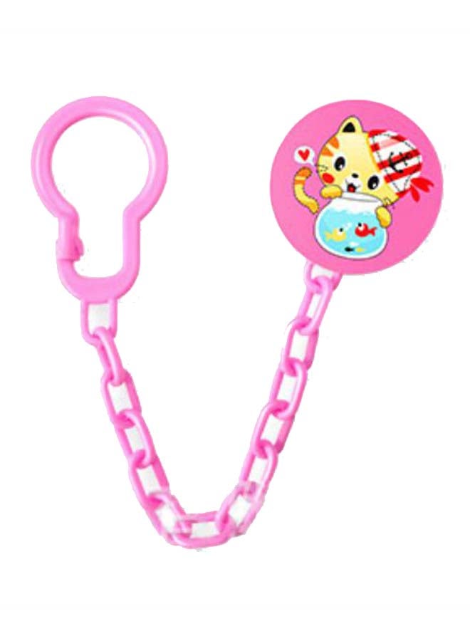 لوكو سلسلة حامل اللهاية باللون الوردي - Image 1