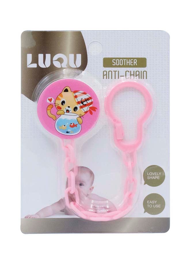 لوكو سلسلة حامل اللهاية باللون الوردي - Image 2