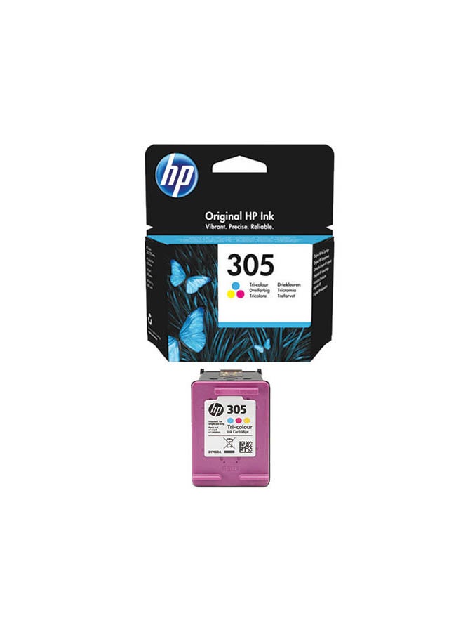 HP طقم خرطوشة حبر أورجينال 305 بلون أسود وثلاثي الألوان مكون من قطعتين أسود/ألوان متعددة - Image 5