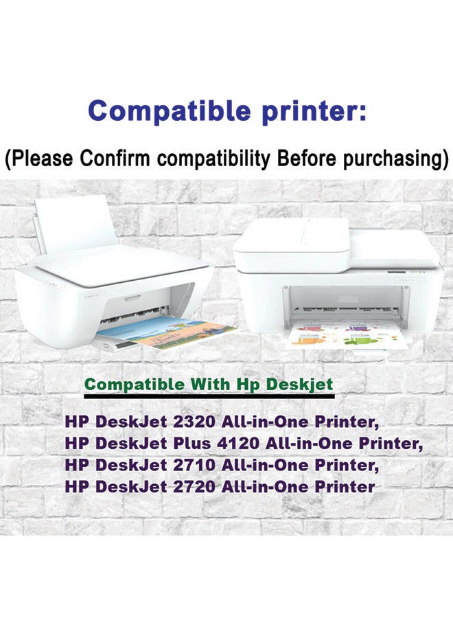 HP طقم خرطوشة حبر أورجينال 305 بلون أسود وثلاثي الألوان مكون من قطعتين أسود/ألوان متعددة - Image 3