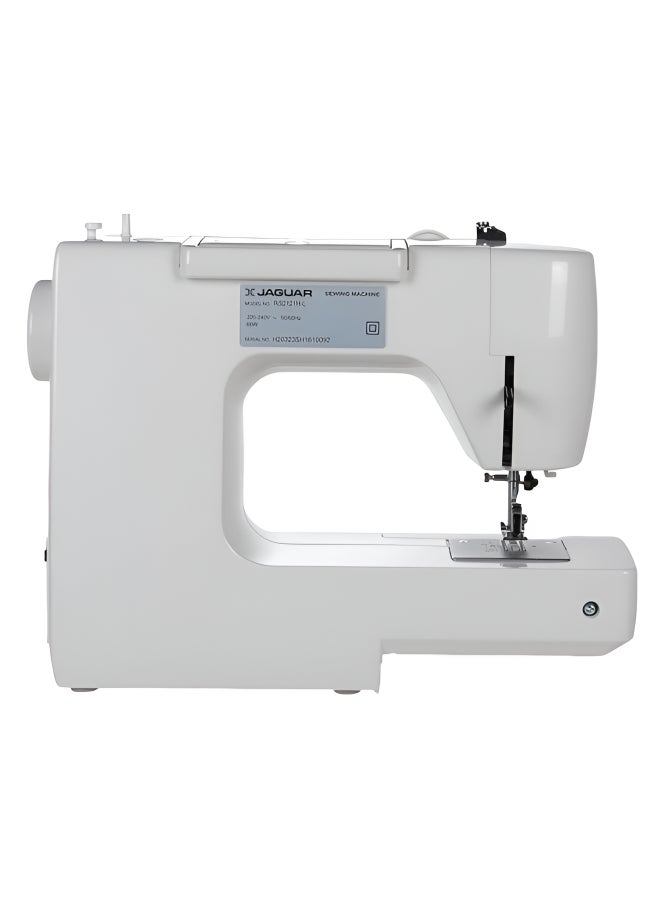 JAGUAR Jaguar RS2121-L Mechanical Sewing Machine – 21 Stitches, Auto Needle Threader, 4-Step Buttonhole, White color RS2121-L White  - Image 2