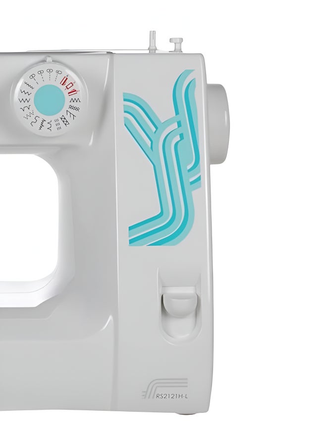 JAGUAR Jaguar RS2121-L Mechanical Sewing Machine – 21 Stitches, Auto Needle Threader, 4-Step Buttonhole, White color RS2121-L White  - Image 3