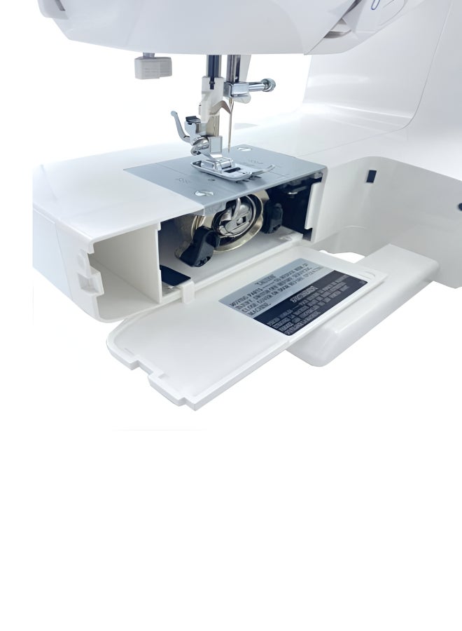 JAGUAR Jaguar CV Series 492 Computerized Sewing Machine with Extra Large Table – 60 Stitches, Automatic Threader, LCD Display, White color 492 White  - Image 4