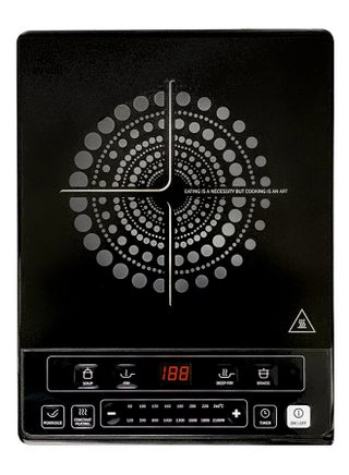 Induction Hob 2100W Soft Touch Control With 8 Stage Power Setting And 6 Cooking Programs With 2 Years Warranty 2100 W EVKA-IH106S Black/Silver - pnsku/N44018578A/45/_/1724666424/c86504e0-bf65-4586-97a3-3d2ce7a415fa