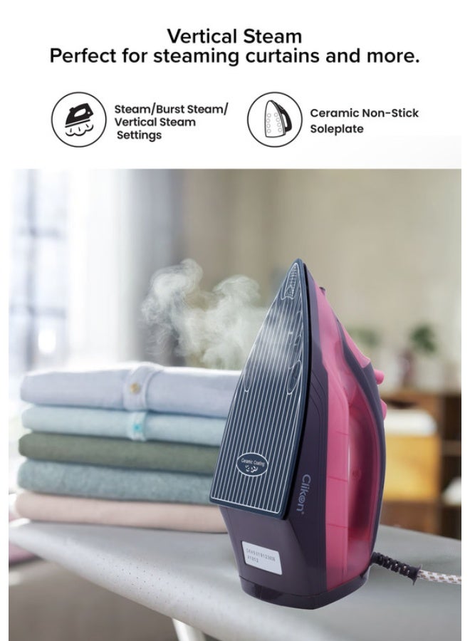 كليكون جهاز كي بالبخار كهربائي 1300 W CK4105 متعدد الألوان - Image 2