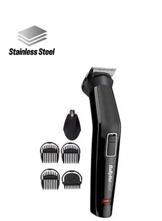 6 In 1 Men Multi Trimmer | Long-lasting Precision With Stainless Steel Blades | Comfortable Grip | Clean Trim With Washable Cutting Attachments | MT725SDE Black - pnsku/N44031547A/45/_/1746514437/54f524ad-0c9e-48c7-8fdd-bedc4da97279