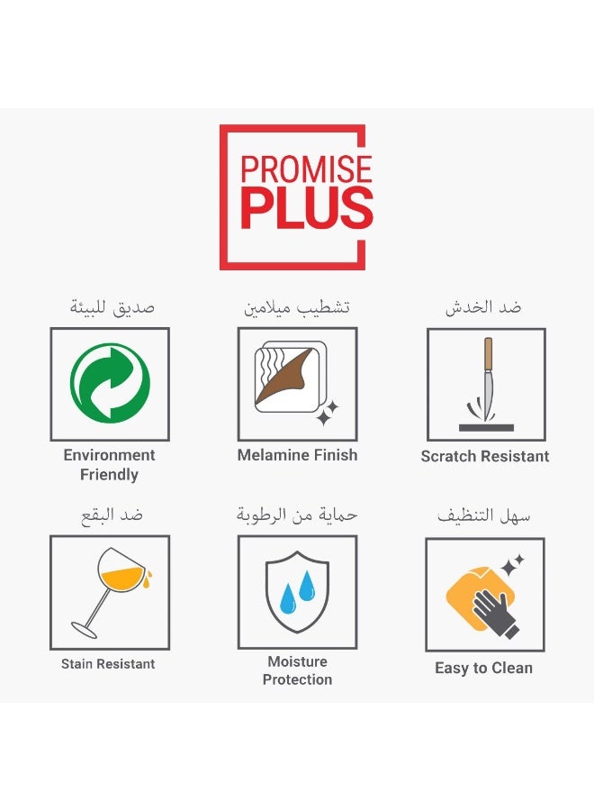 هوم بوكس سرير فردي من هامبتون - 90x200 سم أبيض  - Image 5